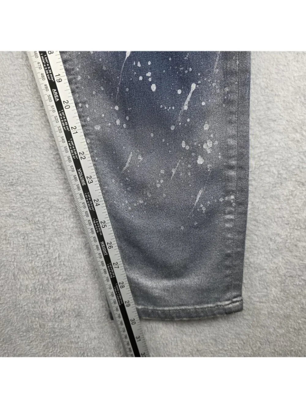 Miss Me Skinny Jeans Womens 31 Blue Medium Wash Distressed Mid Rise 31x30